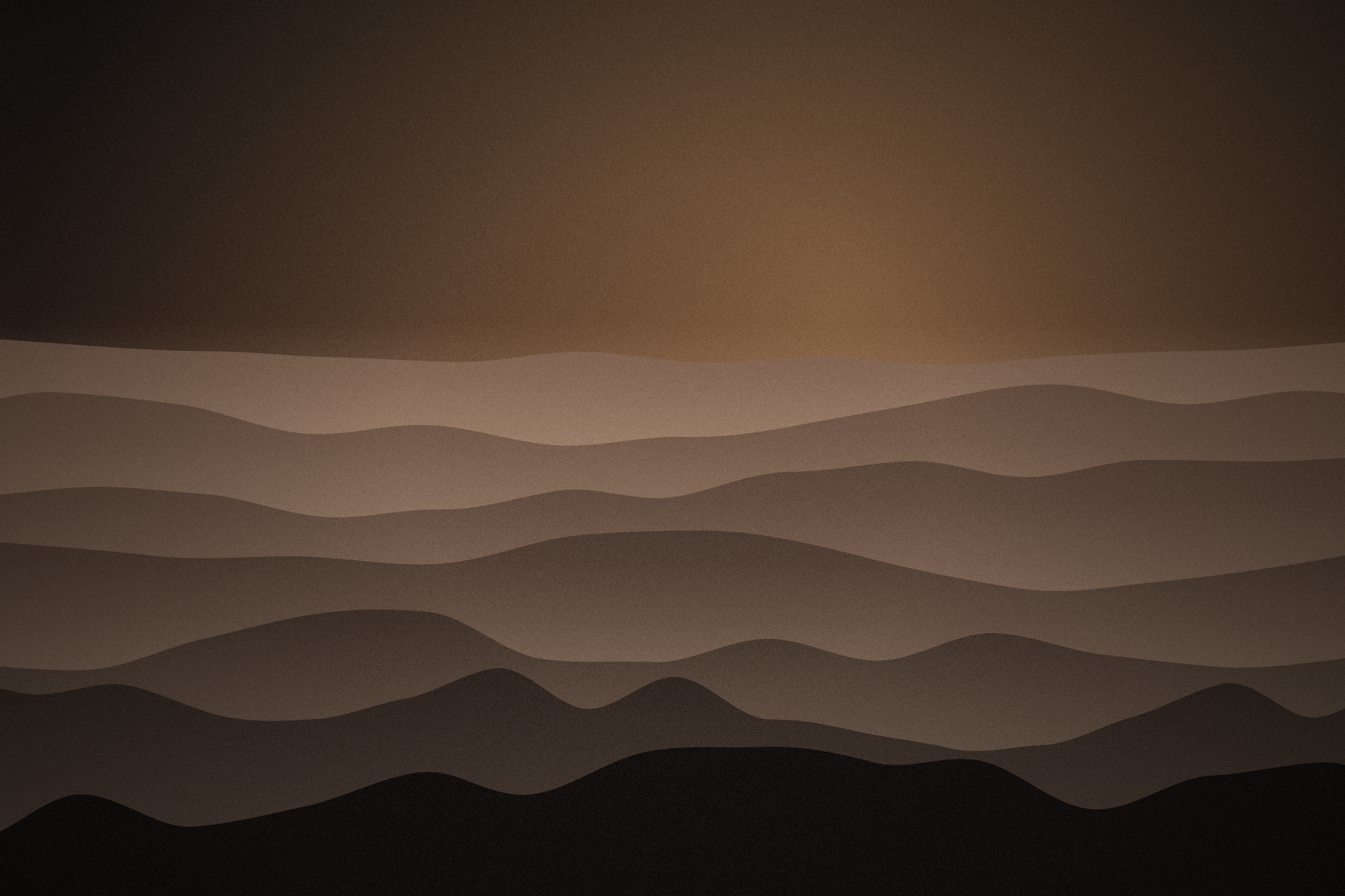 Hills of Anpchaur at dawn